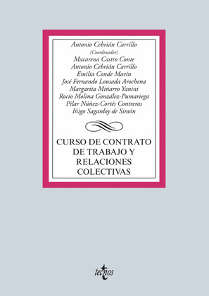 CURSO DE CONTRATO DE TRABAJO Y RELACIONES COLECTIVAS