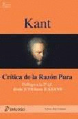KANT. CRITICA DE LA RAZON PURA