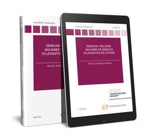 DERECHO Y RELIGION. NOCIONES DE DERECHO ECLESIASTICO DEL ESTADO (PAPEL + E-BOOK)