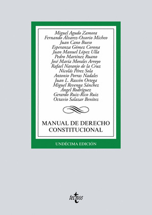 MANUAL DE DERECHO CONSTITUCIONAL