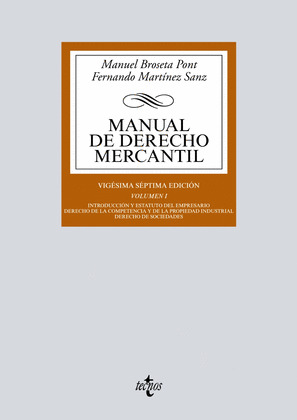 MANUAL DE DERECHO MERCANTIL