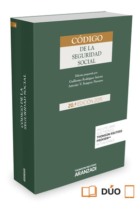 CODIGO DE LA SEGURIDAD SOCIAL (20ª EDICION, 2015)