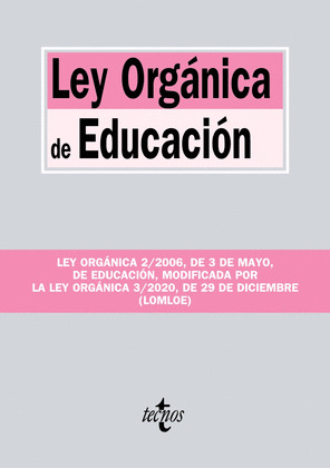 LEY ORGÁNICA DE EDUCACIÓN