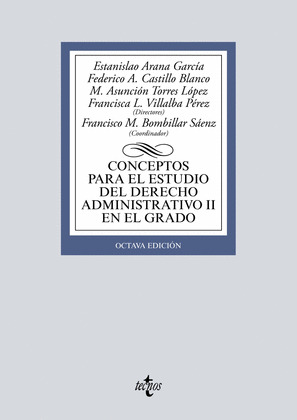 CONCEPTOS PARA EL ESTUDIO DEL DERECHO ADMINISTRATIVO II EN EL GRADO