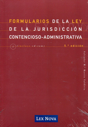 FORMULARIOS DE LA LEY DE LA JURISDICCION CONTENCIOSO-ADMINISTRATIVO