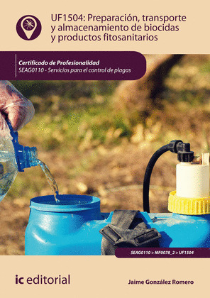 PREPARACION, TRANSPORTE Y ALMACENAMIENTO DE BIOCIDAS Y PRODUCTOS FITOSANITARIOS.