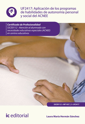 APLICACION DE LOS PROGRAMAS DE HABILIDADES DE AUTONOMIA PERSONAL Y SOCIAL DEL AC