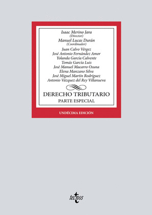 DERECHO TRIBUTARIO. PARTE ESPECIAL