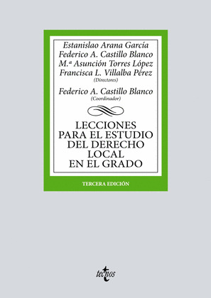 LECCIONES PARA EL ESTUDIO DEL DERECHO LOCAL EN EL GRADO