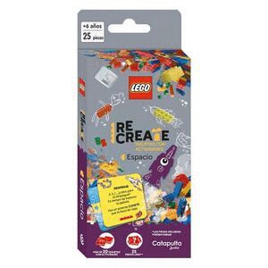 LEGO. RECRÉATE. TARJETAS CON ACTIVIDADES. ESPACIO. (30 TARJETAS CON ACTIVIDADES + 25 PIEZAS LEGO)