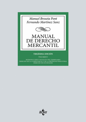 I.MANUAL DE DERECHO MERCANTIL