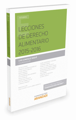 LECCIONES DE DERECHO ALIMENTARIO 2015-2016