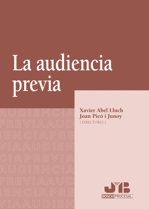 AUDIENCIA PREVIA LA