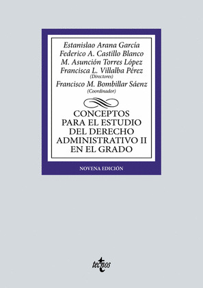 CONCEPTOS PARA EL ESTUDIO DEL DERECHO ADMINISTRATIVO II EN EL GRADO