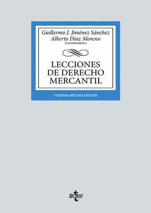 LECCIONES DE DERECHO MERCANTIL (27ª EDICIÓN. 2024)