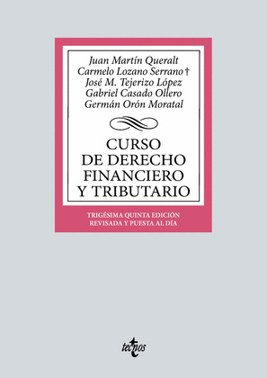 CURSO DE DERECHO FINANCIERO Y TRIBUTARIO (35ª EDICIÓN. 2024)