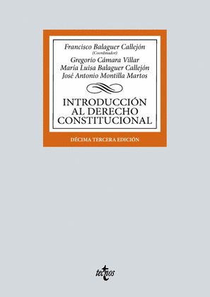 INTRODUCCIÓN AL DERECHO CONSTITUCIONAL (13ª EDICIÓN. 2024)