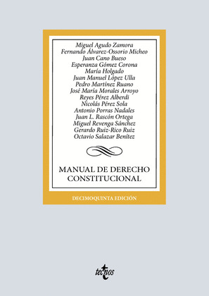 MANUAL DE DERECHO CONSTITUCIONAL
