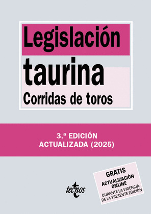 LEGISLACIÓN TAURINA (3ª EDICIÓN 2025)