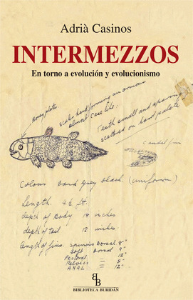 INTERMEZZOS. EN TORNO A EVOLUCIÓN Y EVOLUCIONISMO