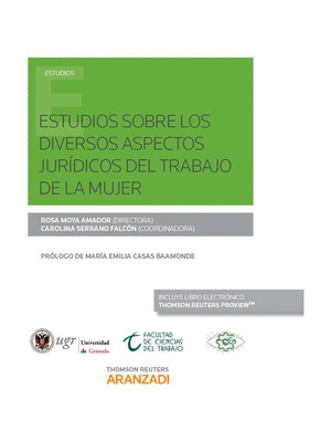 ESTUDIOS SOBRE LOS DIVERSOS ASPECTOS JURIDICOS DEL TRABAJO DE LA MUJER (PAPEL +