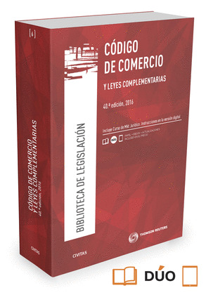 CODIGO DE COMERCIO Y LEYES COMPLEMENTARIAS (PAPEL + E-BOOK)