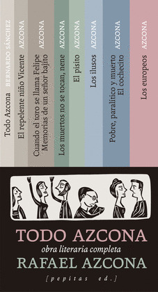 TODO AZCONA. ESTUCHE OBRA LITERARIA COMPLETA + TODO AZCONA, DE BERNARDO SÁNCHEZ