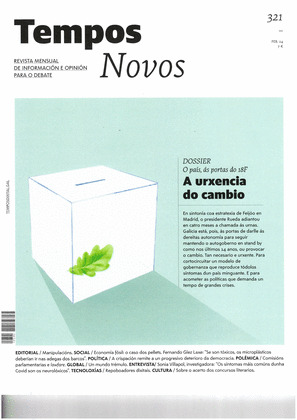 REVISTA TEMPOS NOVOS Nº 321: A URXENCIA DO CAMBIO