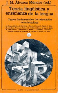 TEORIA LINGSISTICA Y ENSEÑANZA LENGUA