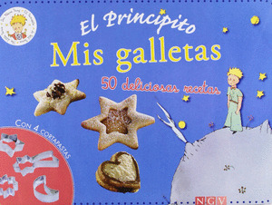 CAJA MIS GALLETAS EL PRINCIPITO (LATA. CON 50 RECETAS Y CUATRO MODELS PARA CORTAR PASTAS)