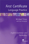 FIRST CERTIFICATE LANGUAGE PRACTICE (ENGLISH GRAMMAR AND VOCABULARY)