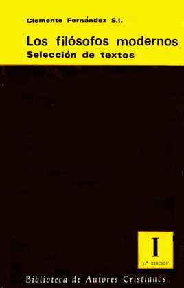 FILOSOFOS MODERNOS, LOS T-I