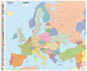 EUROPA FISICO MAPA TUBO