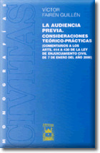 AUDIENCIA PREVIA. CONSIDERACIONES