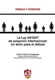 LA LEY 54/2007 DE ADOPCION INTERNACIONAL