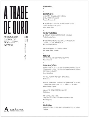 REVISTA A TRABE DE OURO, 126. PUBLICACION GALEGA DE PENSAMENTO CRITICO