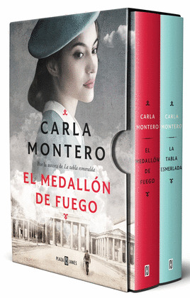 ESTUCHE CARLA MONTERO : EL MEDALLÓN DE FUEGO - LA TABLA ESMERALDA