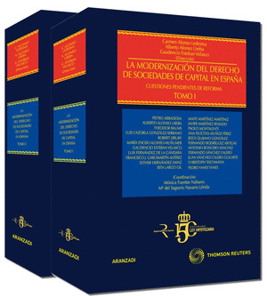 MODERNIZACION DEL DERECHO DE SOCIEDADES DE CAPITAL EN ESPAÑA