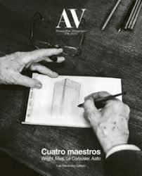 AV MONOGRAFIAS 278, CUATRO MAESTROS. WRIGHT, MIES, LE CORBUSIER, AALTO.