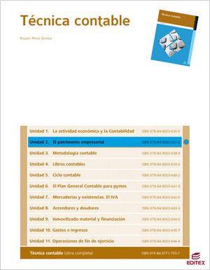 EL PATRIMONIO EMPRESARIAL (TÉCNICA CONTABLE)