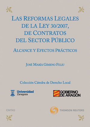 REFORMAS LEGALES DE LA LEY 39/2007. 2ªED.DE CONTRATOS DEL SECTOR