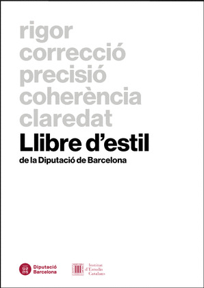 LLIBRE D'ESTIL DE LA DIPUTACIO DE BARCELONA