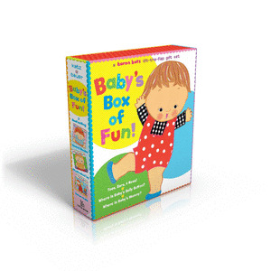 BABY''S BOX OF FUN:A KAREN KATZ LIFT-THE-FLAP GIFT SET