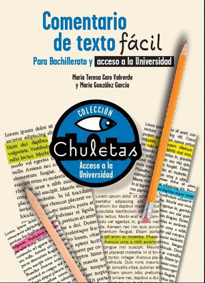 COMENTARIO DE TEXTO FACIL PARA BACHILLERATO