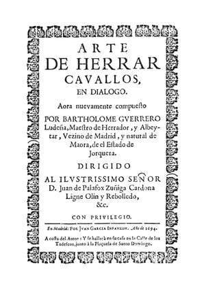 ARTE DE HERRAR CABALLOS OBRA COMPLETA