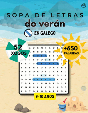 SOPA DE LETRAS DO VERAN EN GALEGO +9 ANOS