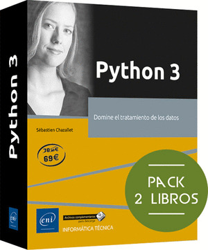 PYTHON 3 PACK 2 LIBROS DOMINE EL TRATAMIENTO DE DATOS 2 ED