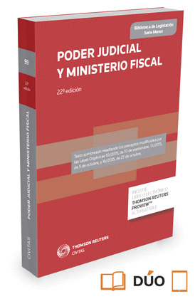 PODER JUDICIAL Y MINISTERIO FISCAL (22 ED.) DÚO