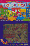 LA CIUDAD. PUZZLE LIBRO DE MADERA