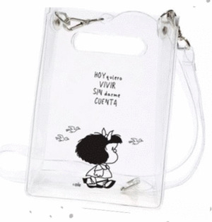 MINI BOLSO BANDOLERA TRANSPARENTE MAFALDA